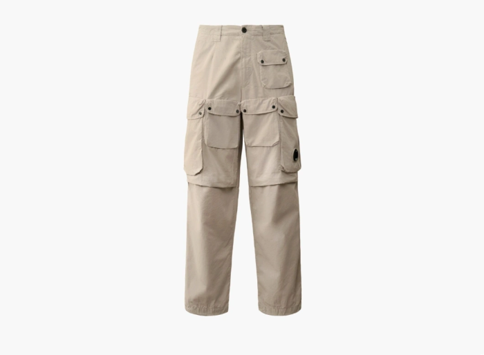 C.P. Company Ripstop Loose Cargo Pants Beige  C.P. Company Ripstop Loose Cargo Pants Beige