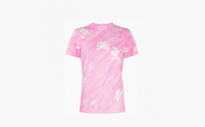 Sporty & Rich Wellness Studio tie-dye T-shirt WMNS "Pink" 