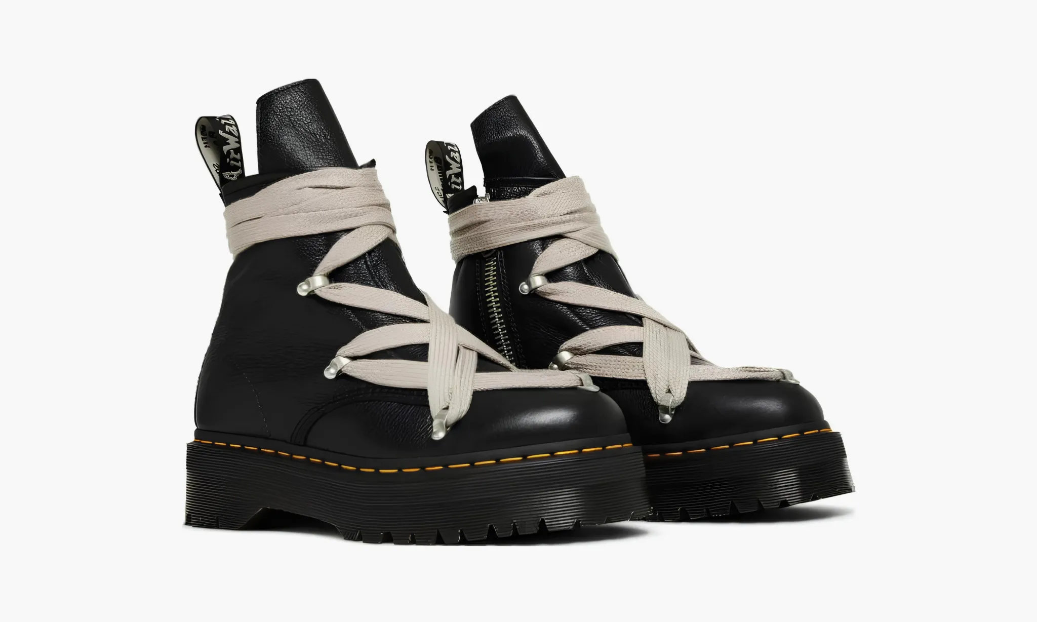 Обувь Rick Owens X Dr.Martens Leather Platform Boot Black оригинал