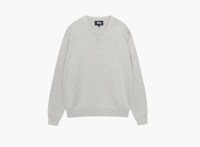 Stussy Handwritten Sweater  "Heather Grey" 