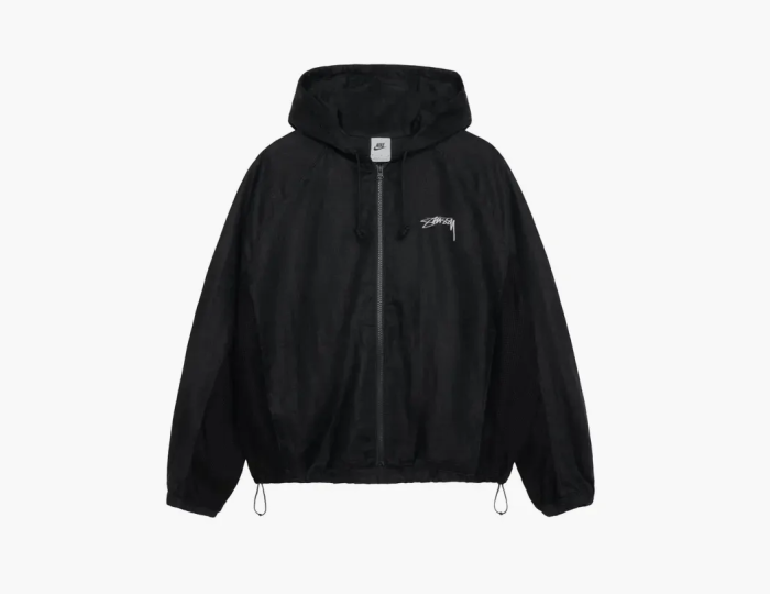 Nike x Stussy Linen Shell Jacket Black 