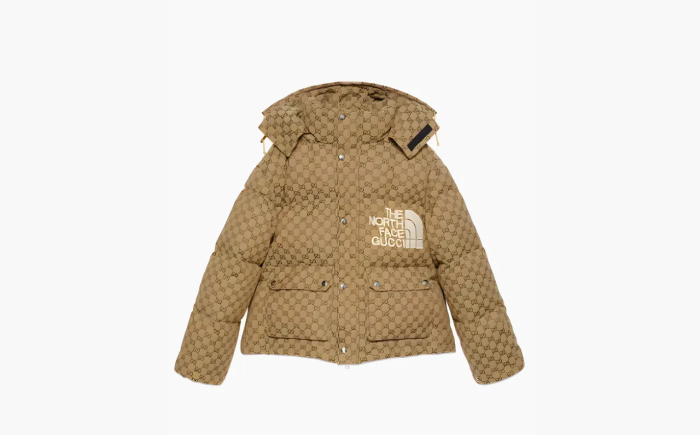 GUCCI X The North Face Print Jacket Beige/Ebony  GUCCI X The North Face Print Jacket Beige/Ebony