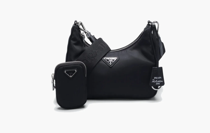 Prada Re-Edition 2005 Shoulder Bag Nylon Black 