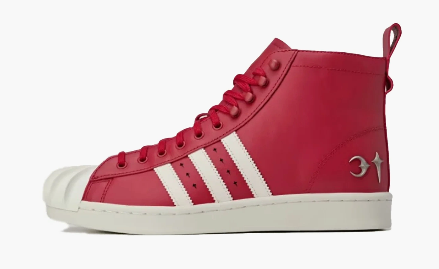 Thug Club x Adidas Superstar Boot Luxe Red White
