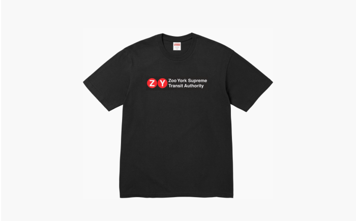 Supreme Zoo York Transit Tee "Black" 