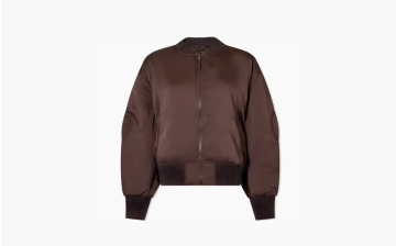Acne Studios Olanik Bomber Jacket Chocolate Brown 