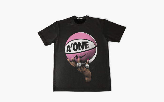 Nike Kids A'ja Wilson A'One Basketball T-shirt "Black" 