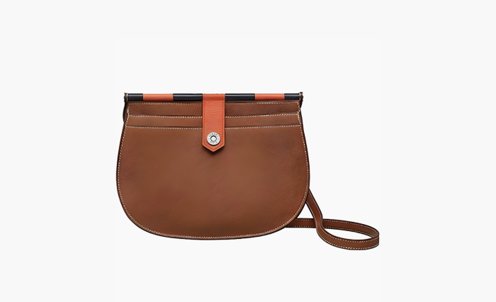 Hermes Saut Crossbody Bags "Brown" 