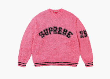 Supreme Textured Arc Sweater Pink 