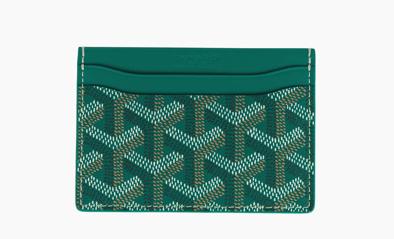Goyard Saint-Sulpice Card Wallet Sky Green   Goyard Saint-Sulpice Card Wallet Sky Green