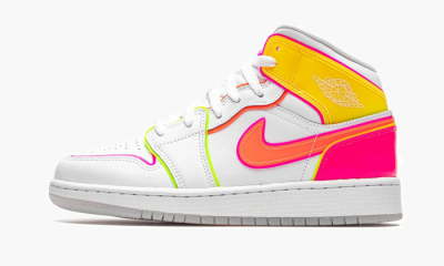 Air Jordan 1 Mid GS "Edge Glow" - 3.5Y