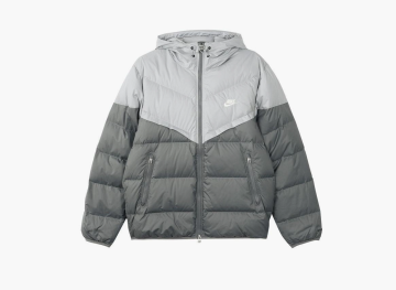 Nike Storm-Fit Hooded Puffer Jacket Grey 