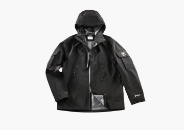 Spyder x C.P. Company Gore-Tex Hardshell  Waterproof Breathable Jacket Black 