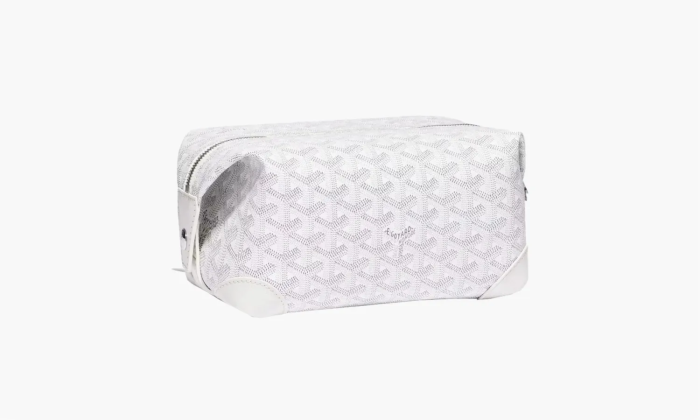Goyard Boeing 25 Toilet Bag White 