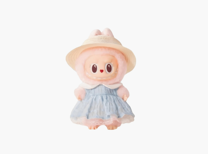 Pop Mart Labubu The Blue Diamon Summer Party Vinyl Plush Doll Pendant (17 СМ) 