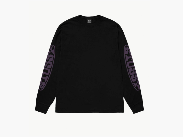 Stussy Pill L/S Tee  "Black" 