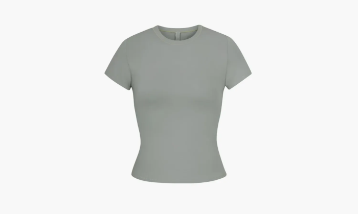 SKIMS T-shirt Cotton Jersey Mineral  SKIMS T-shirt Cotton Jersey Mineral