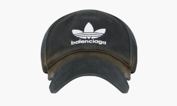 Balenciaga x Adidas Trefoil Logo Cap Black White  Balenciaga x Adidas Trefoil Logo Cap Black White