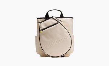 Lululemon Racquet Bag 19L Natural/Black  Lululemon Racquet Bag 19L Natural/Black