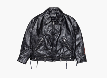 Enfants Riches Déprimés Midnight Oil Aviator Jacket Black 