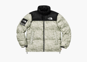 Supreme x The North Face Paper Print Nuptse Jacket Paper Print  Supreme x The North Face Paper Print Nuptse Jacket Paper Print