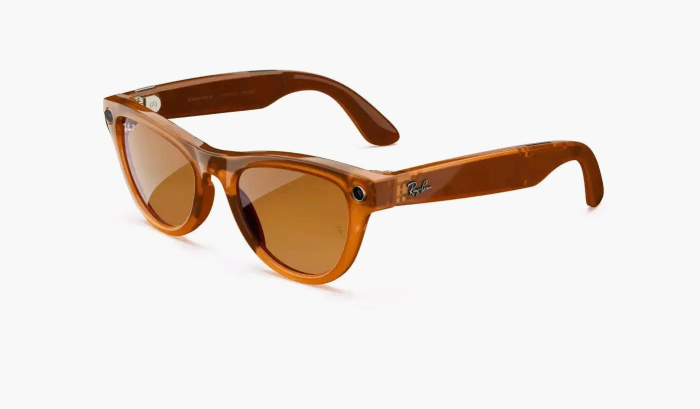 Ray-Ban Meta Skyler Sunglasses Shiny Caramel / Brown  Ray-Ban Meta Skyler Sunglasses Shiny Caramel / Brown