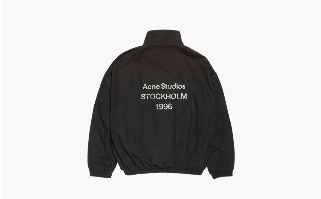 Acne Studios ジャケット Куртка Acne Studios Logo Zipper Jacket Black оригинал — купить в