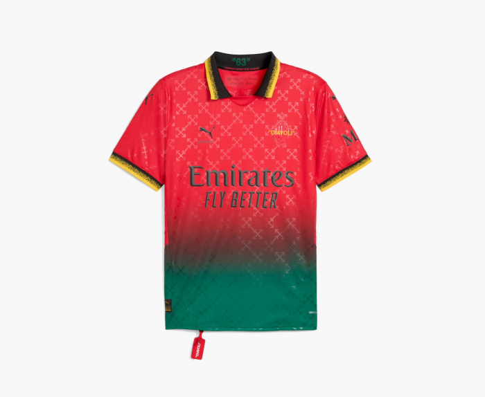 OFF-WHITE x Puma AC Milan Replica Jersey "Red" 