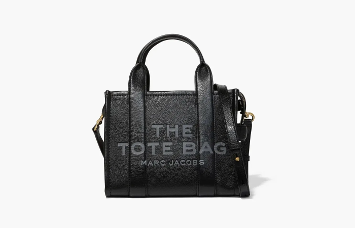 Marc Jacobs The Leather Small Tote Bag Black 