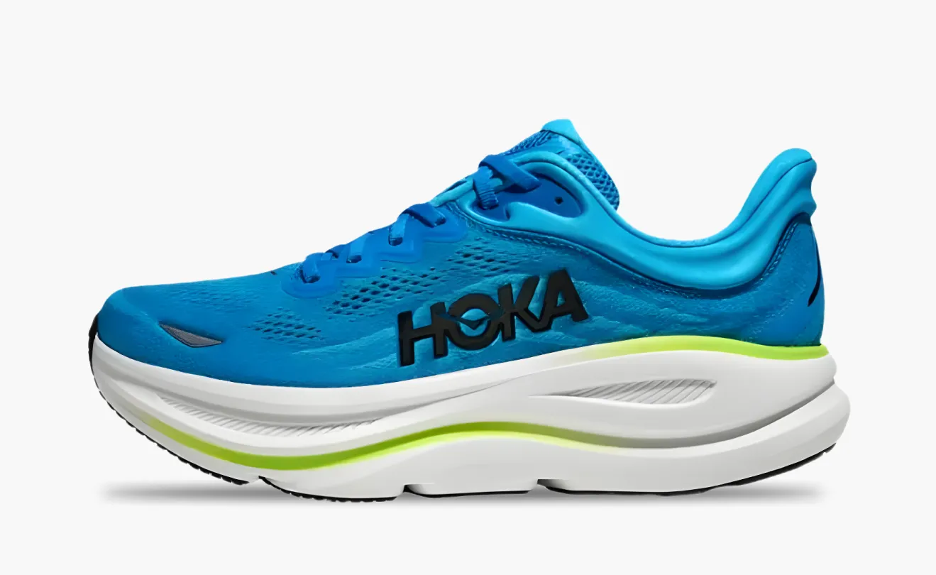 Hoka Bondi 9 Blue 2E Width