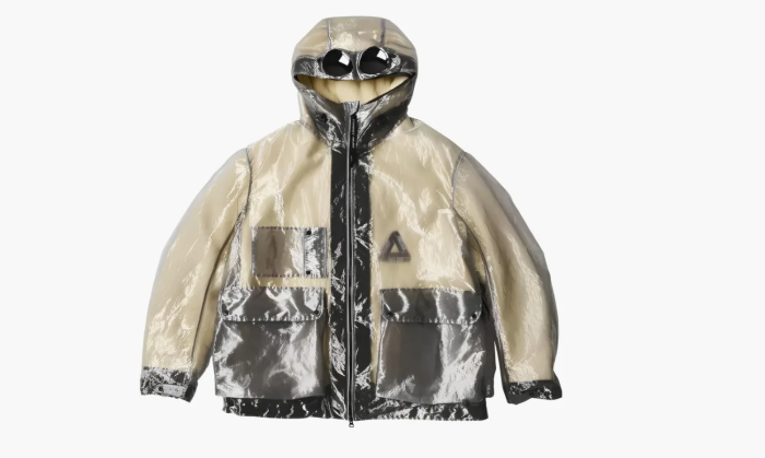 PALACE X C.P. Company Klear Achronic Anorak Silver 