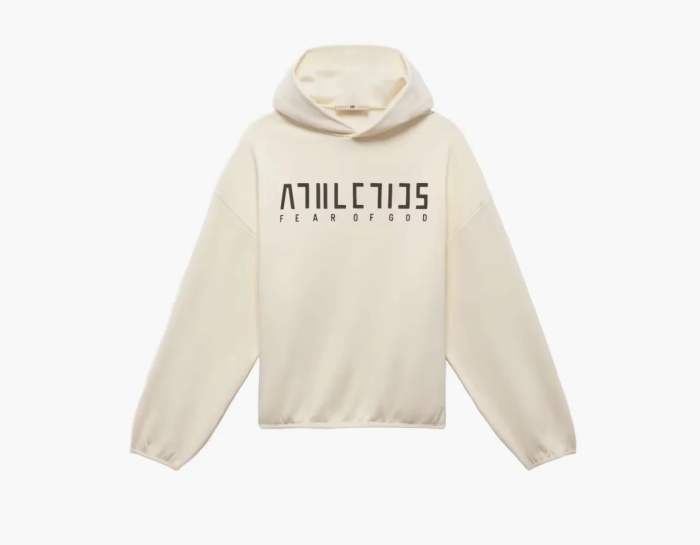 Adidas x Fear Of God Athletics Cotton Fleece Hoodie Cream White  Adidas x Fear Of God Athletics Cotton Fleece Hoodie Cream White