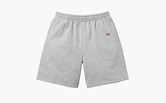 Supreme Small Box Sweatshort  "Heather Grey" 