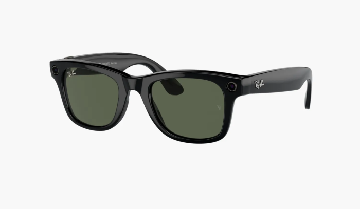 Ray-Ban Meta Wayfarer Sunglasses Matte Black Transitions Graph/Green  Ray-Ban Meta Wayfarer Sunglasses Matte Black Transitions Graph/Green