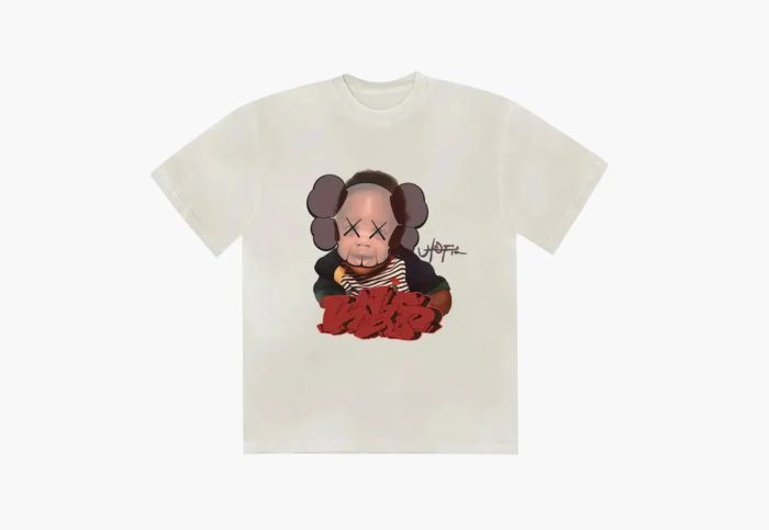 Travis Scott x Kaws Utopia I T-Shirt White  Travis Scott x Kaws Utopia I T-Shirt White