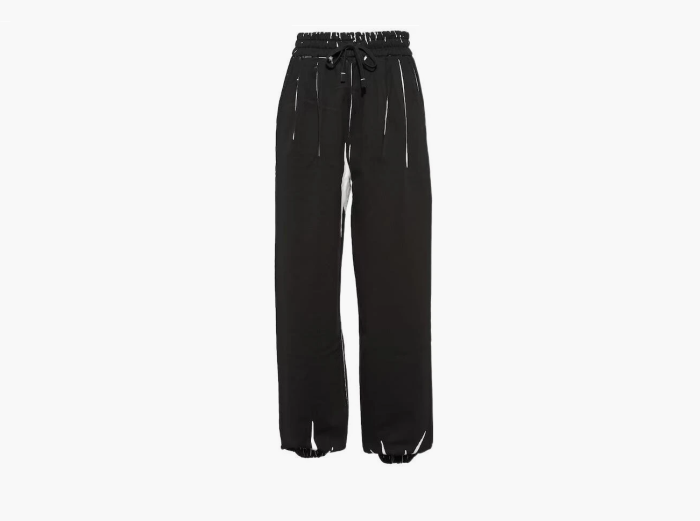 Miu Miu Knitted Sweatpants Black  Miu Miu Knitted Sweatpants Black