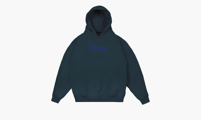 Dime Hoodie Navy Blue Green  Dime Hoodie Navy Blue Green