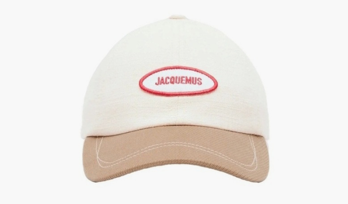 Jacquemus The Gelato Cap Off White / Light Brown  Jacquemus The Gelato Cap Off White / Light Brown