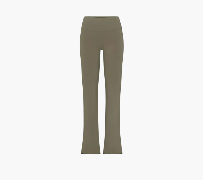 Skims Cotton Jersey Foldover Pant Army  Skims Cotton Jersey Foldover Pant Army