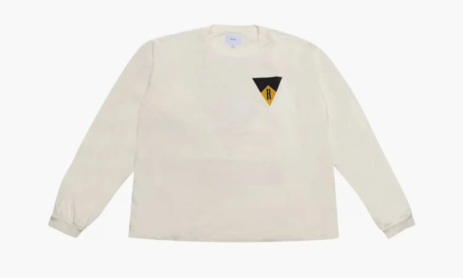 RHUDE Blood And Mud Long-sleeve Tee Vintage White  RHUDE Blood And Mud Long-sleeve Tee Vintage White