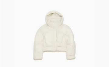 Acne Studios Jacket Hooded Puffer Svart White 