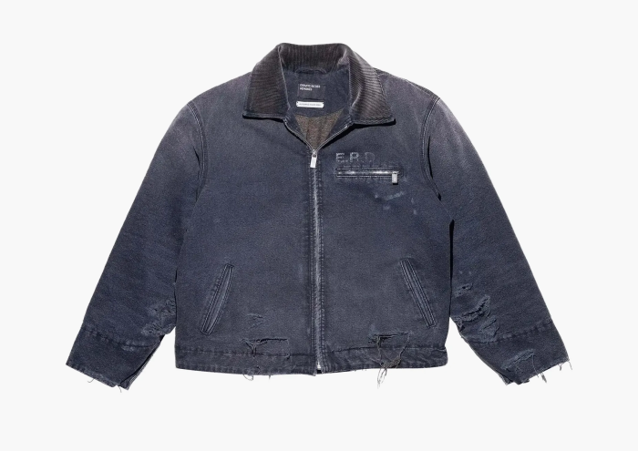 Enfants Riches Déprimés Blanket Lined Work Jacket Black 