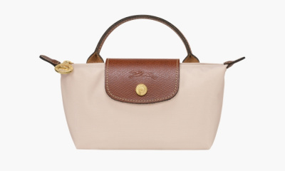 Longchamp Le Pliage Original Pouch With Handle Paper ONE SIZE