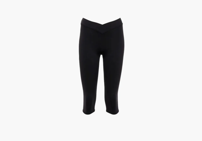 Alo Yoga Airbrush V-Cut Define Capri Black  Alo Yoga Airbrush V-Cut Define Capri Black