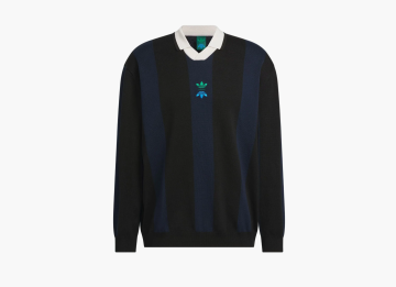 Adidas Originals Rolling Links Long Sleeve Polo Shirt Black 