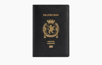 Balenciaga Passport Holder in Black 