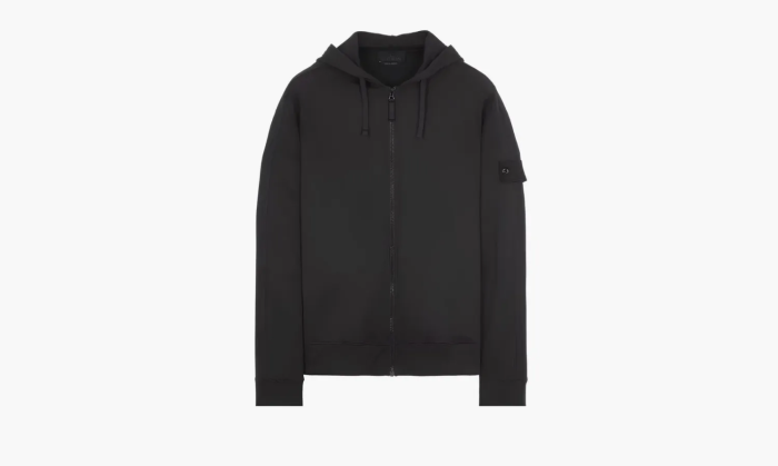 Stone Island Zip Zap Hooded Black 