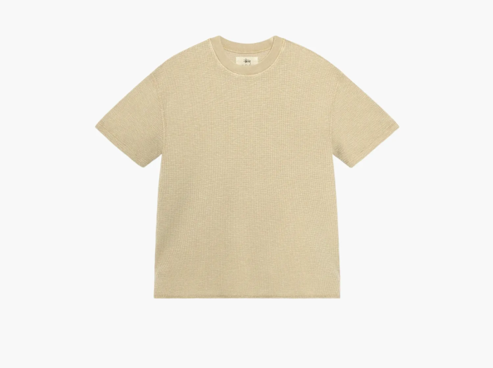 Stussy Pigment Dyed Short-Sleeve Thermal  Tan  Stussy Pigment Dyed Short-Sleeve Thermal  Tan