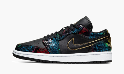 Air Jordan 1 Low WMNS "Multicolor Snakeskin" - 5.5W