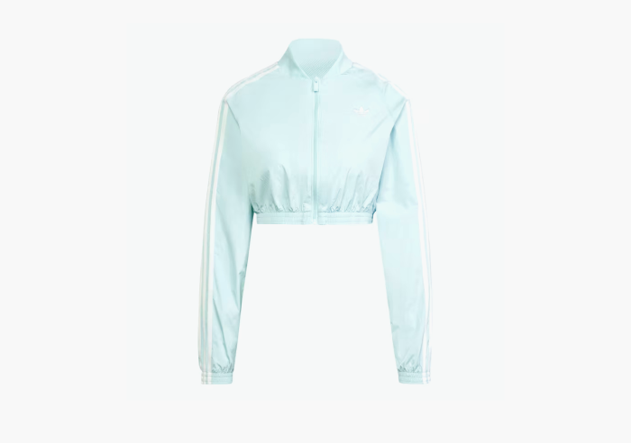 Adidas Originals  Adicolor Teamgeist Cropped Track Top  "Semi Flash Aqua" 